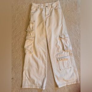 Pacsun white cargos